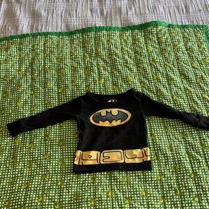 Batman Black and Yellow Kids Pajama Top